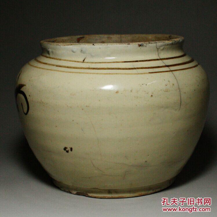 明代磁州窑小赏罐 老窑瓷器收藏 磁州窑 古瓷器收藏 古玩杂项
