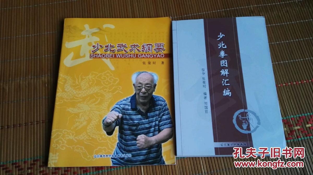 张荣时指导少北拳图解汇编少北武术纲要2书合售附赠少北武术纲要光盘1