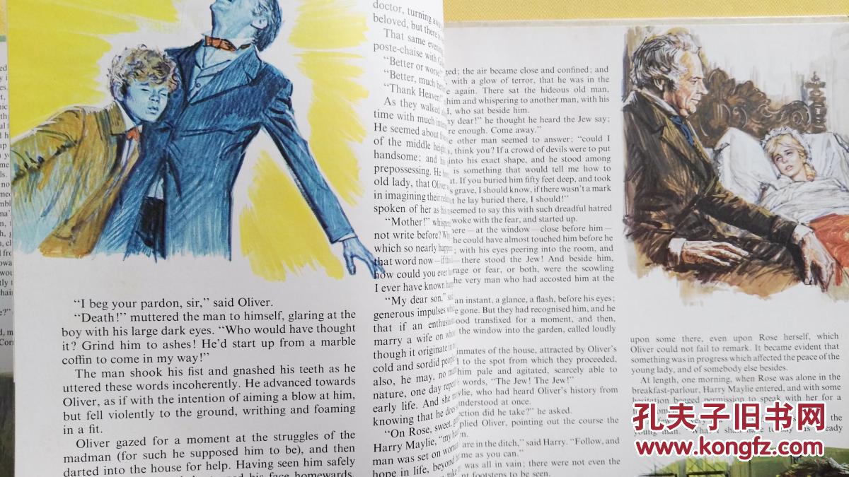 英文原版 精装 超大绘本《雾都孤儿》olive twist .charles dickens