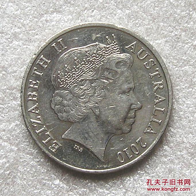 澳大利亚2010年20分硬币 税务局成立100周年纪念币