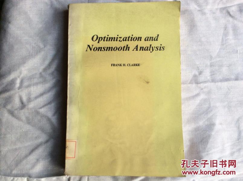 D NONSMOOTH ANALYSIS 最优化和非光滑分