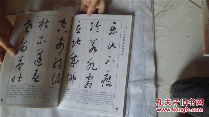 甘中流草书成语字帖