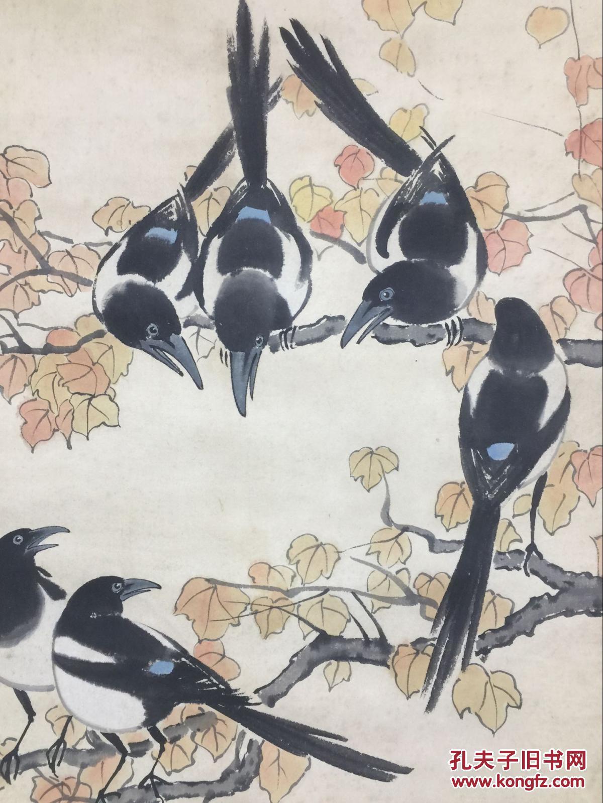 徐悲鸿七喜图