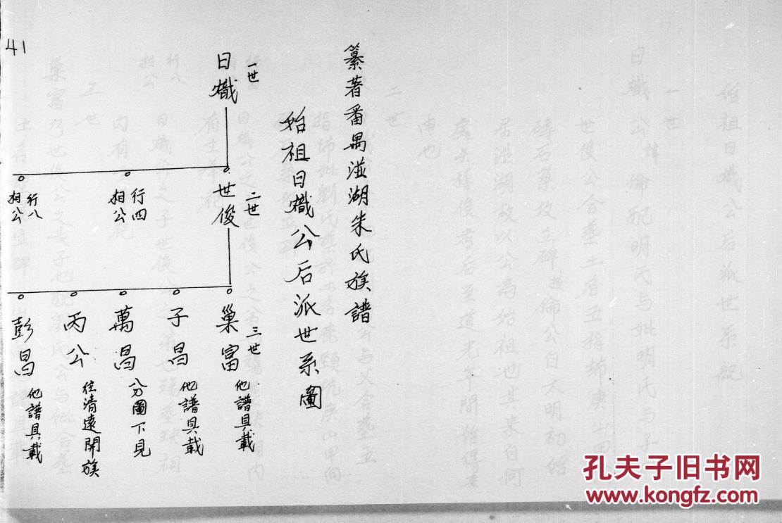 家谱-----朱氏族谱 湴湖支 日炽公 讳伦 16开 80页 民国四年(1915年)