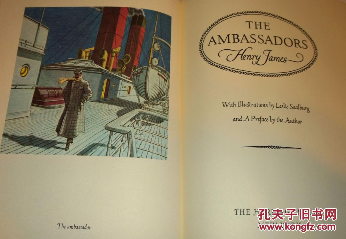 henryjames的代表作,henryjames 亨利詹姆斯名著使节littlesandglass插图版画1963年文物出版精装24开
