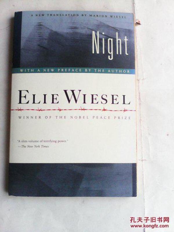 night 英文原版 elie wiesel 著