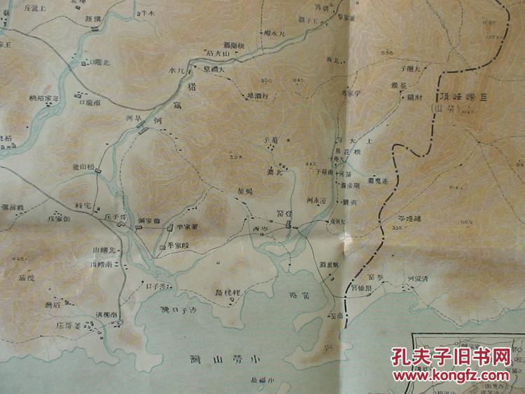 【图】百年古地图!日德战争! 侵华史料 胶州湾攻围