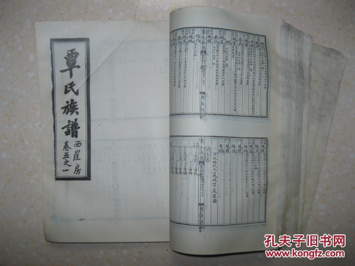 覃氏族谱(多卷合订为1本,应为影印本或缩印本;兴隆祠.