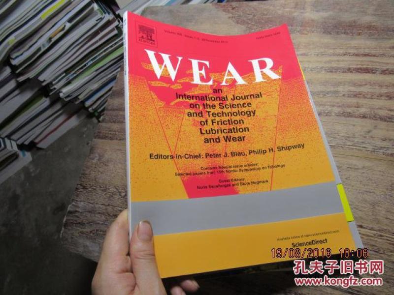 wear an international journal on the science and technolog and wear volume 308 issues1 2 8042