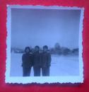 50年代老照片     三个女军人合影照