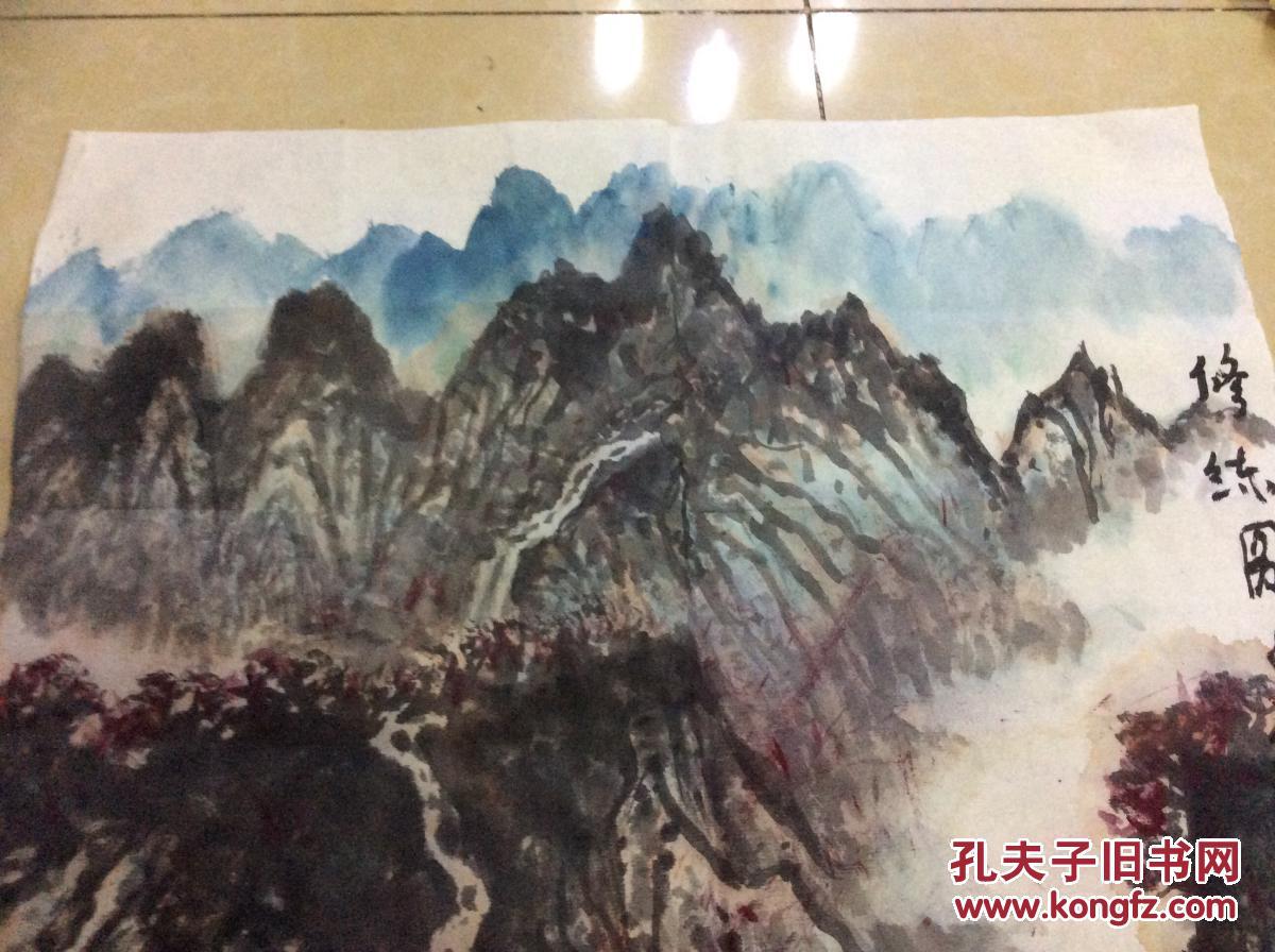 2011年度中国十大"华夏英杰"中国工艺美术大家杨建东山水 终身保真