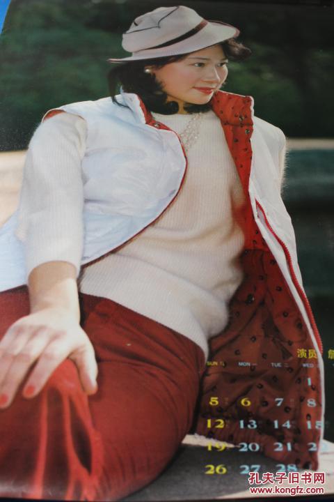 1989年 明星挂历 张琪 詹萍萍 陶慧敏 田晓梅 全12张 等