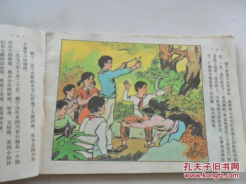 英雄少年赖宁_乙禾 编文 王国梁 葛根宝 绘_孔夫子