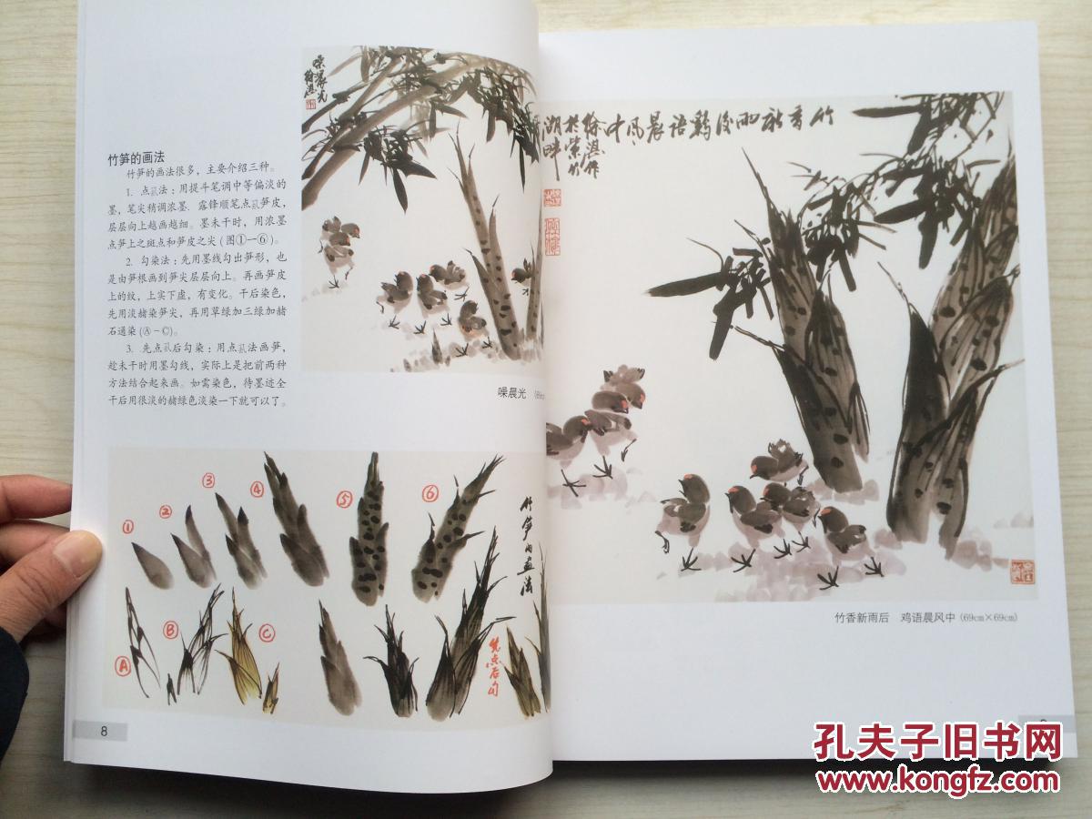 正版跟徐湛学国画(全2册) 中国花鸟画研修院教材 国画