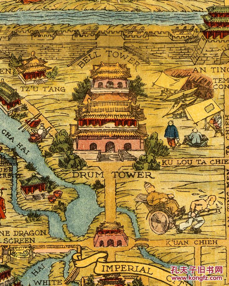 讲述老北京历史的一张地图