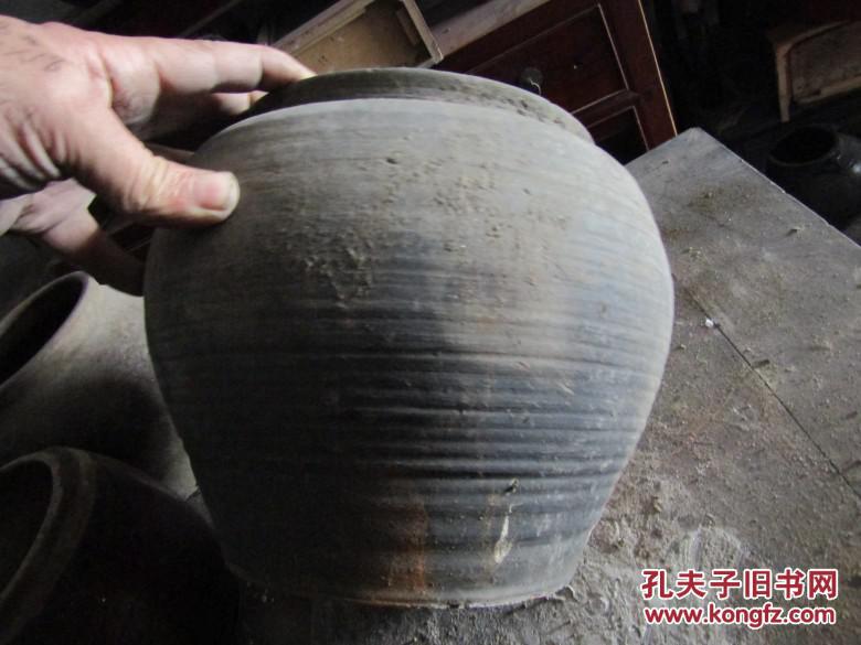 老灰陶罐1122