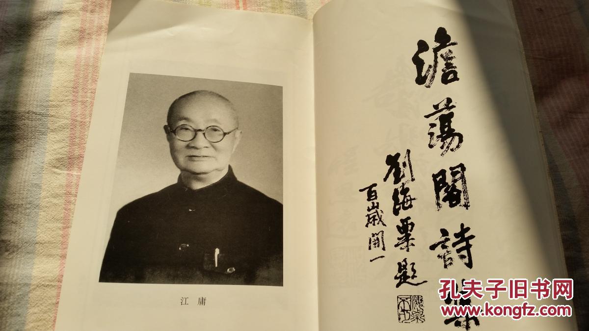 江庸诗选:江庸著 中央文献出版社 竖版