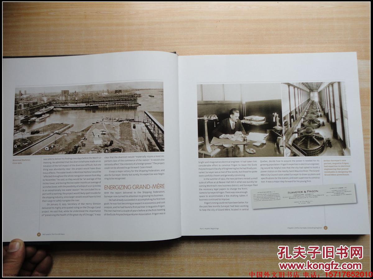 the first 100 years 该第一个100年》画册 图文并茂 内有历史老图 见