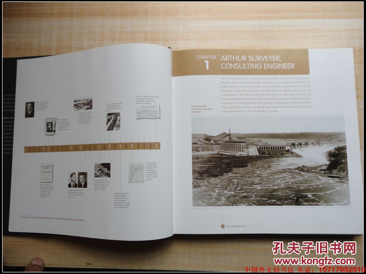 the first 100 years 该第一个100年》画册 图文并茂 内有历史老图 见