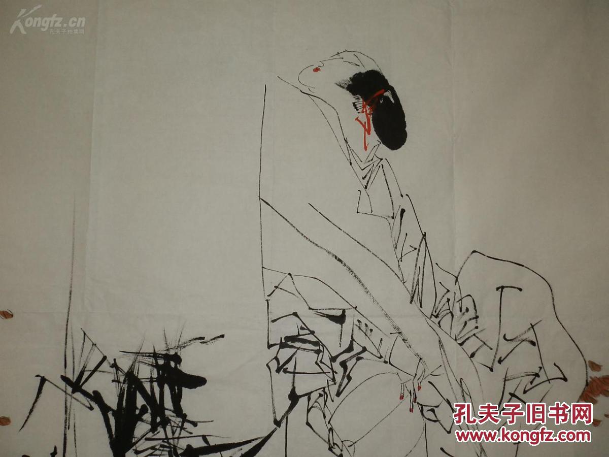 王西京 人物画69*69cm