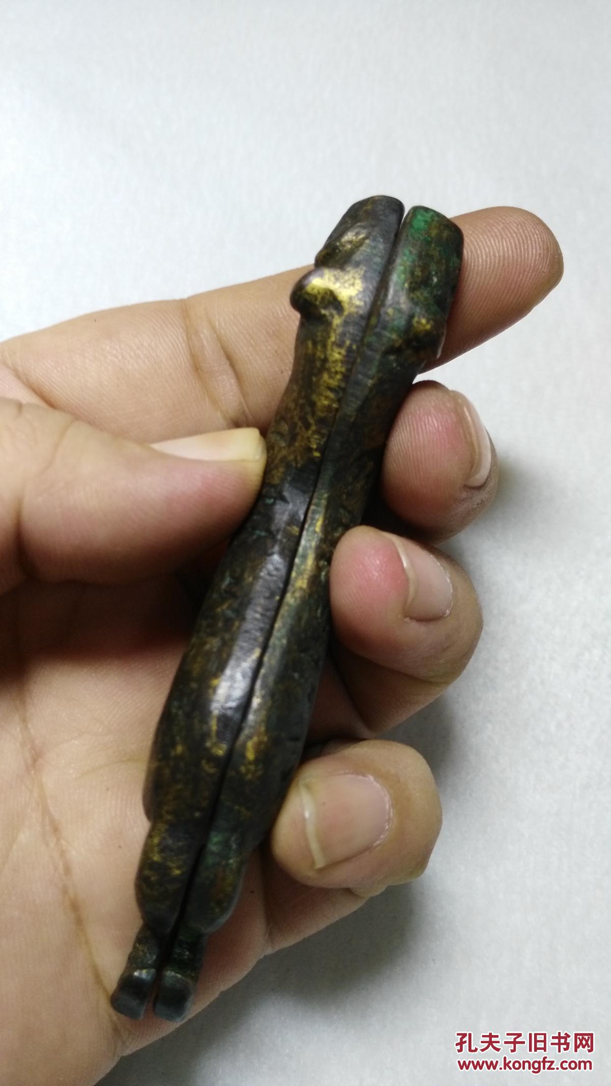 收钱币收的 鎏金铜兵符【虎符】【下乡收的老货 包真包老】