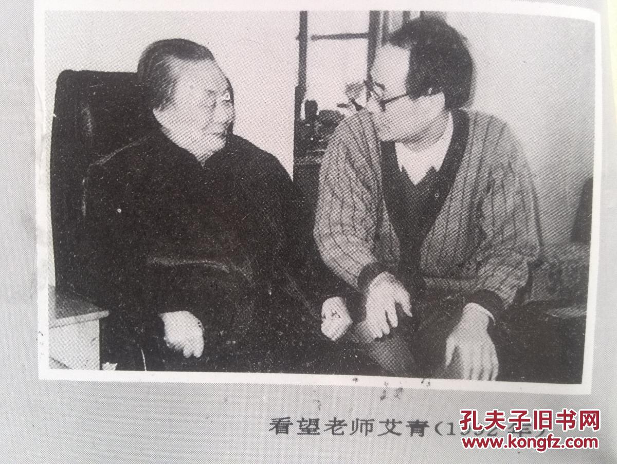 作家,封面牛汉介绍,牛汉与艾青合影,张抗抗《行