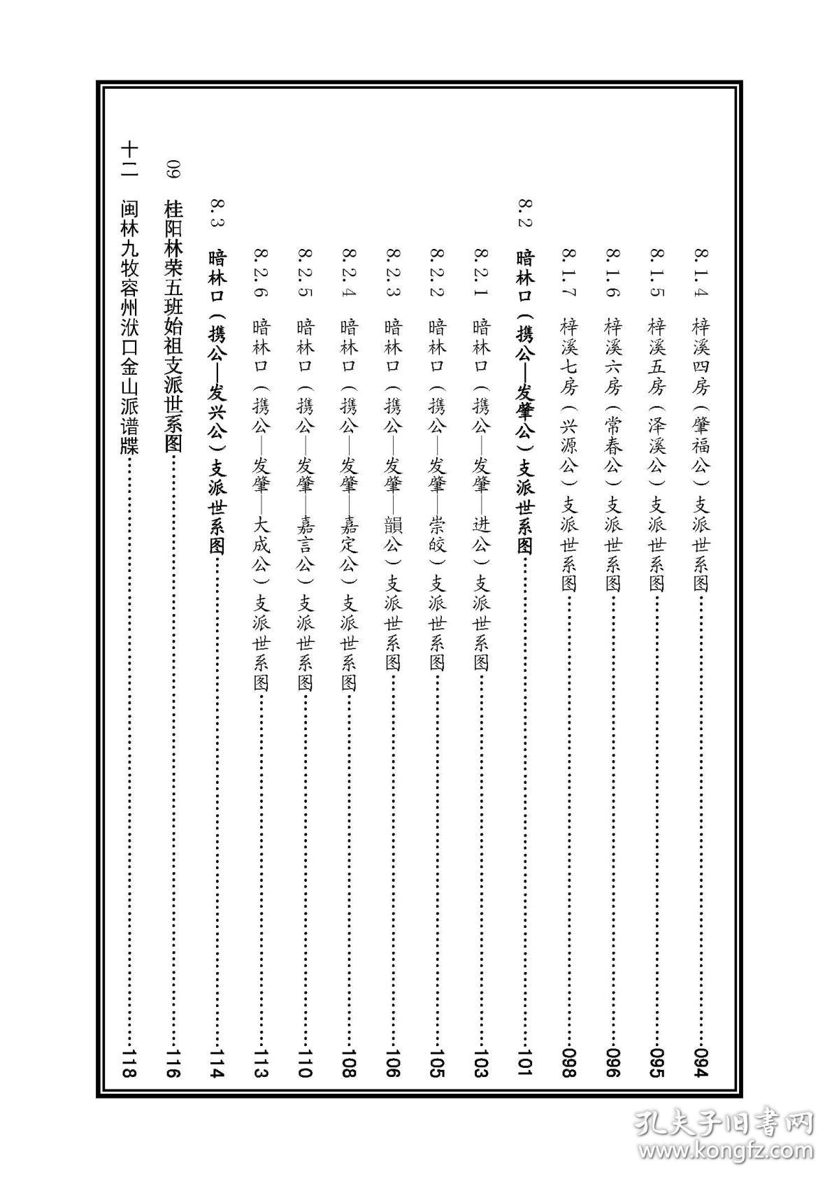 林氏族谱:金山五口林族谱(九牧二房)【孔网孤本】