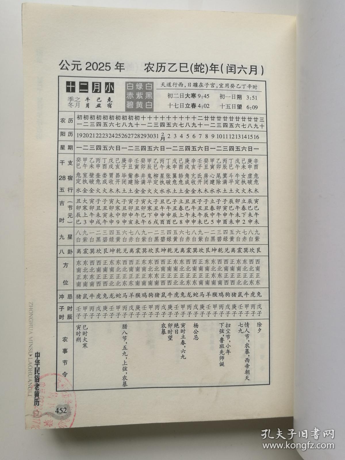 【图】中华民俗老黄历