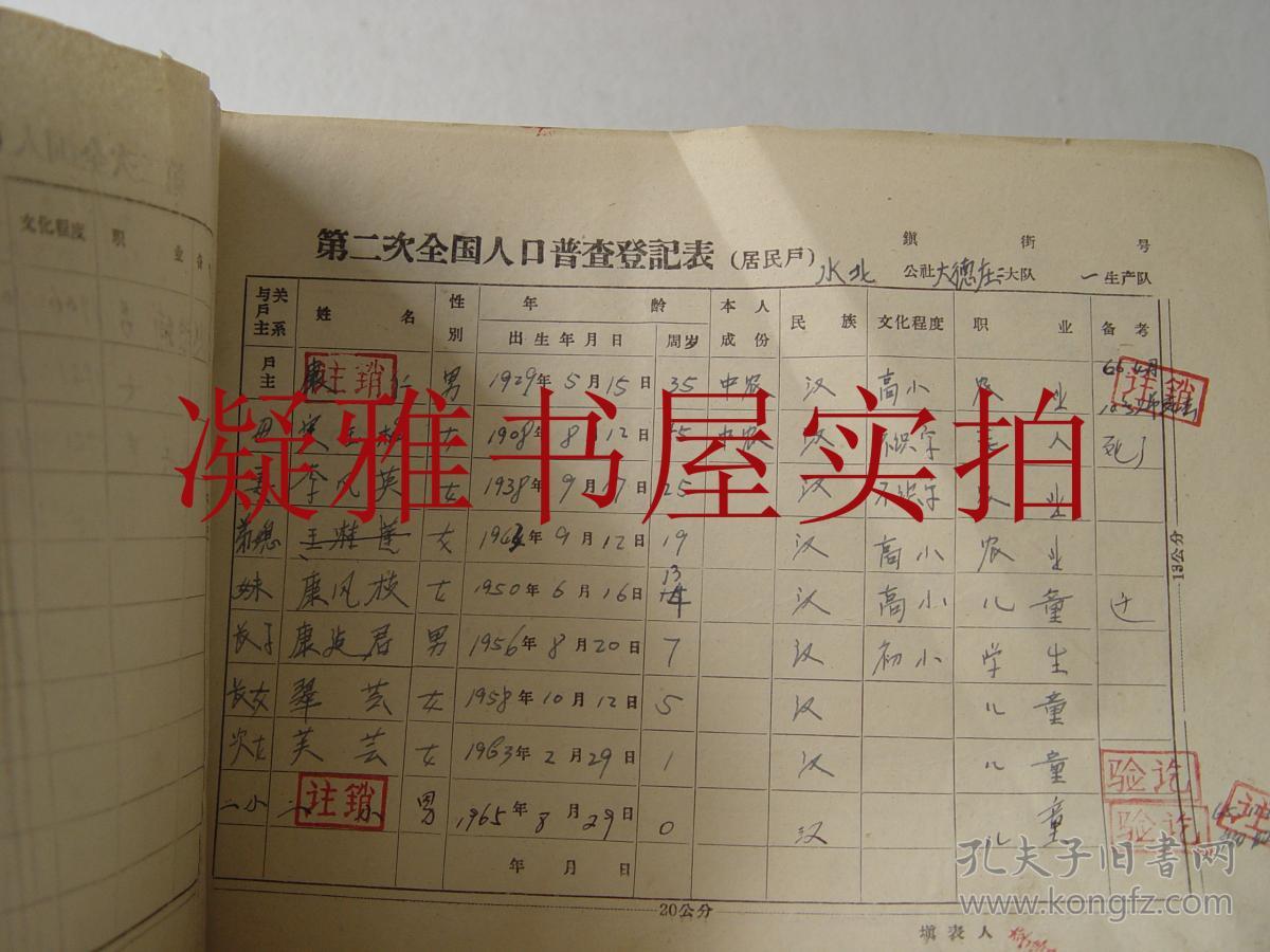 1993年人口普查登记表_人口普查登记表图片(3)