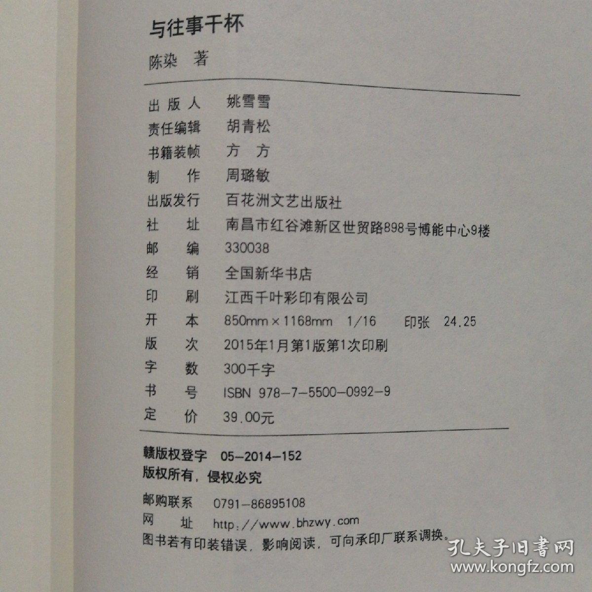 陈染文集:与往事干杯