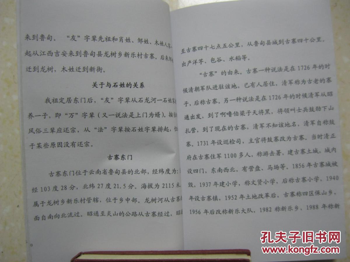 古寨东门王氏族谱(云南省昭通市鲁甸县龙树乡新乐古寨