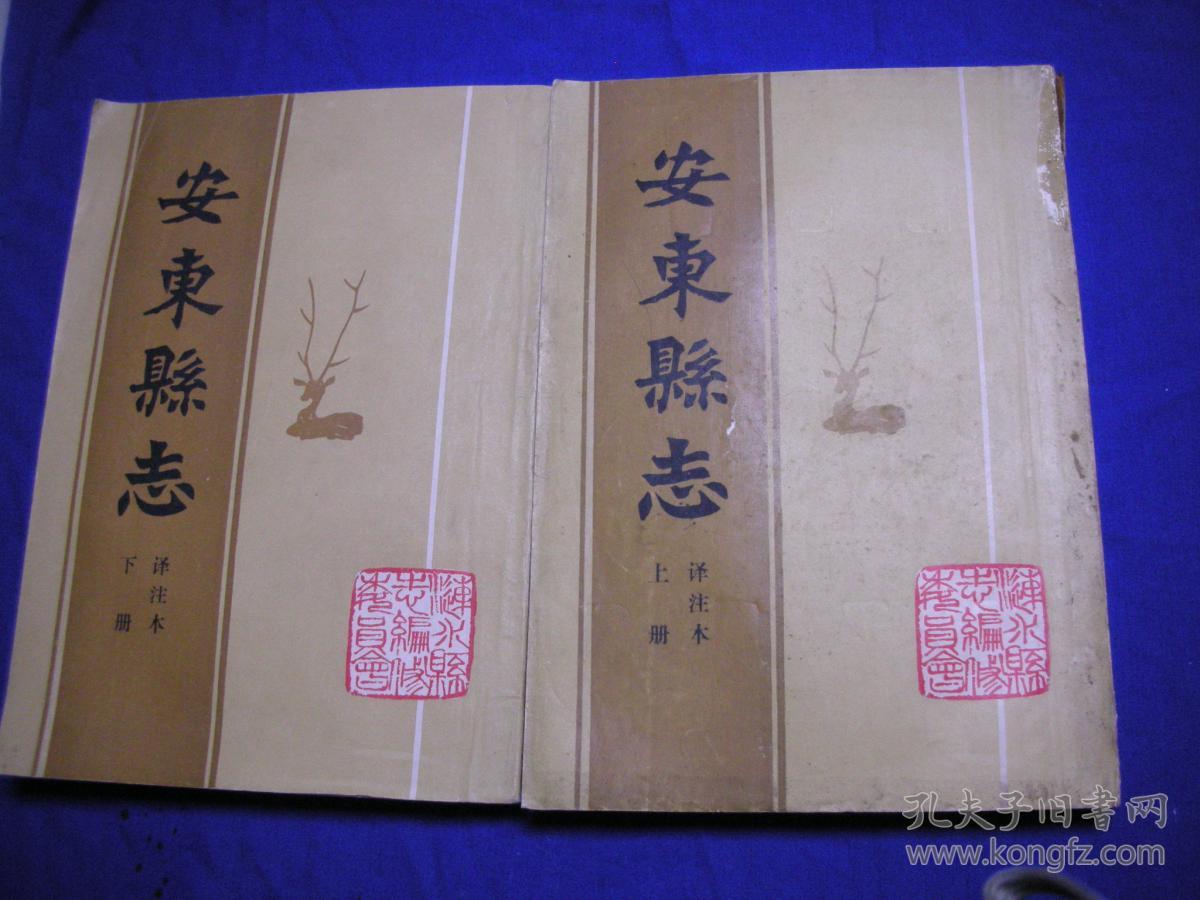 安东县志 译注本 上下册【江苏省淮安市涟水县】
