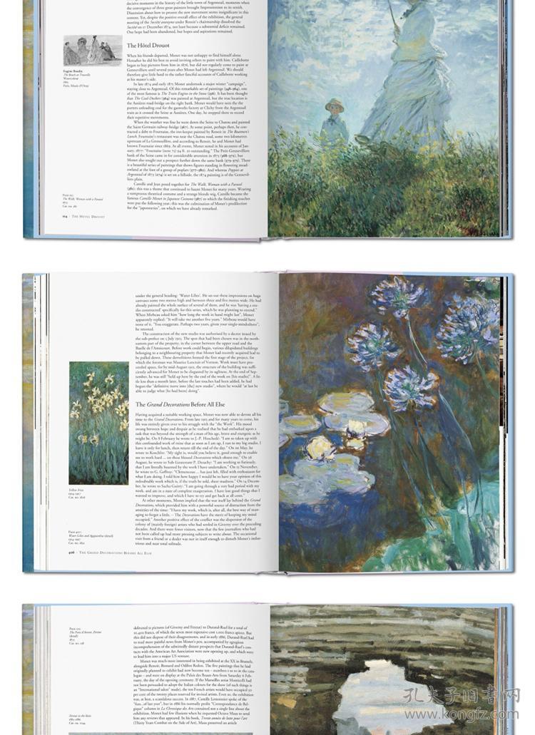 taschen进口原版大开本monet 莫奈画册画集 印象派油画艺术作品集