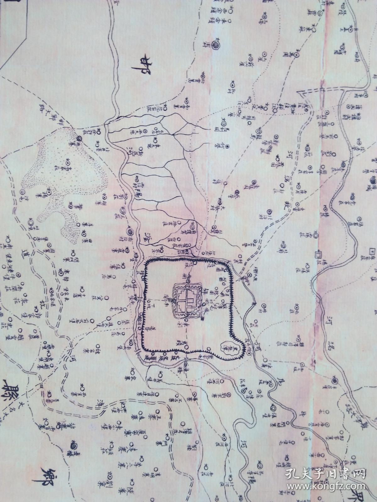 1931年永年县地图图片