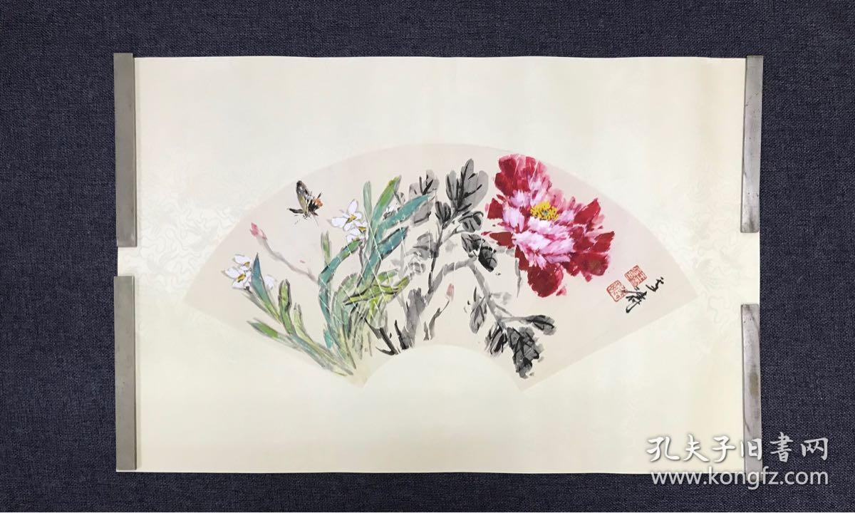 王雪涛 花卉 扇面(款)