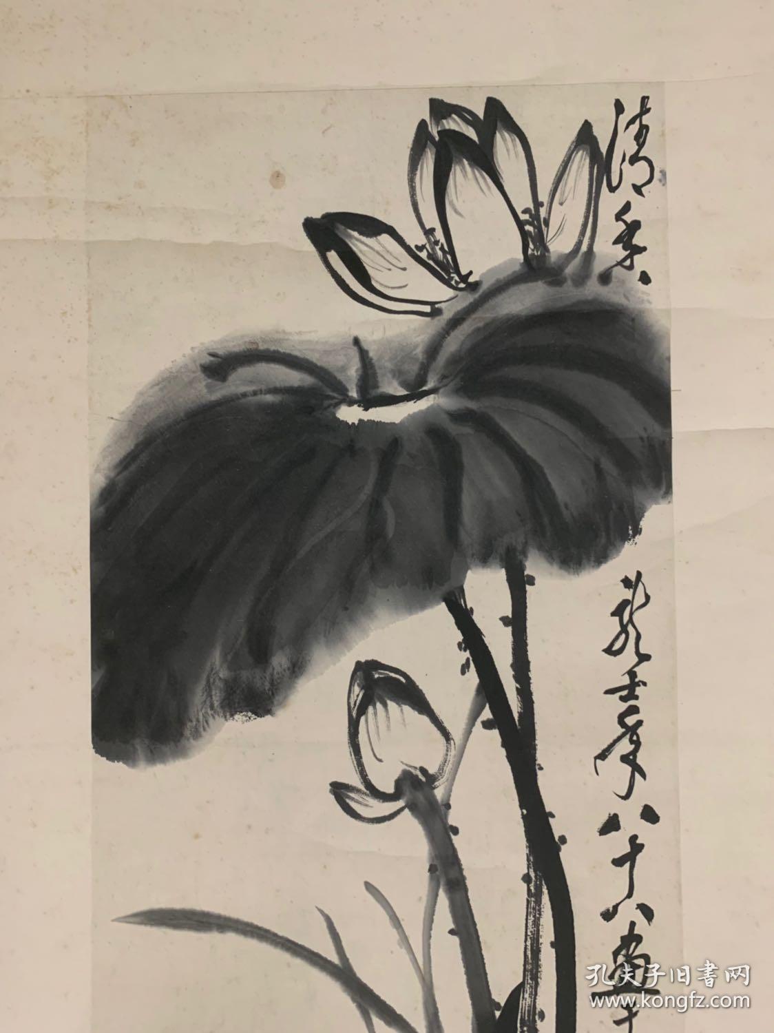 萧龙士与一代大家李可染,李苦禅,许麟庐情逾手足,书画风格上承扬州八