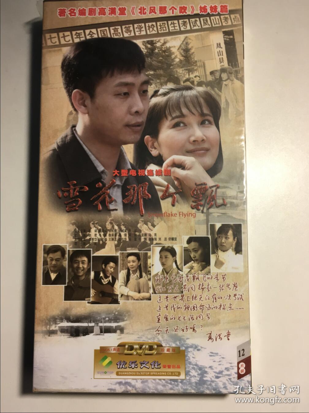 雪花那个飘 连续剧 dvd 电视剧 12碟 张译 潘雨辰 刘威葳