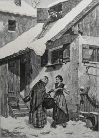 1886年木口木刻版画《复仇》 41×28厘米