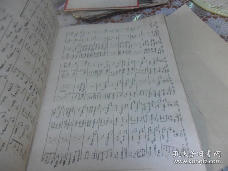 8开手抄老乐谱 具体见图 38页