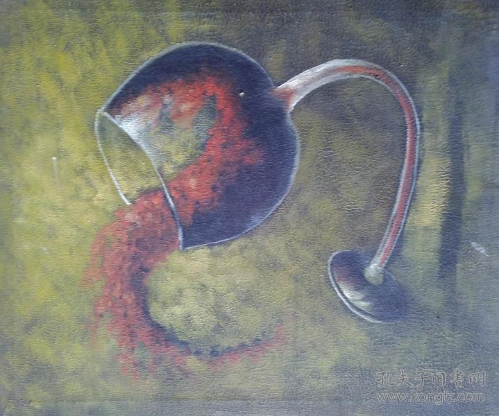 老画布西画 50*60厘米