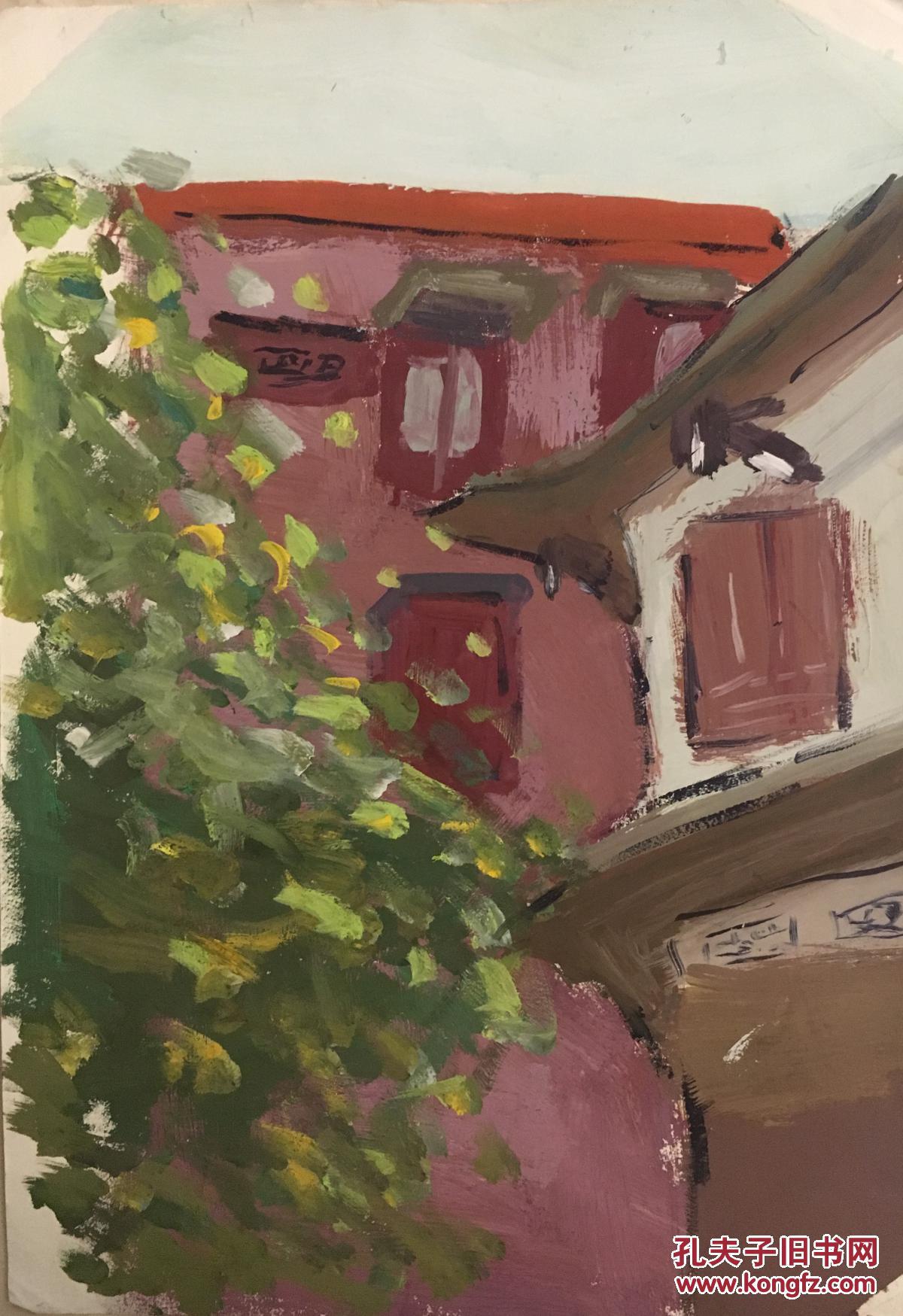 水粉画19,8开(1-28)