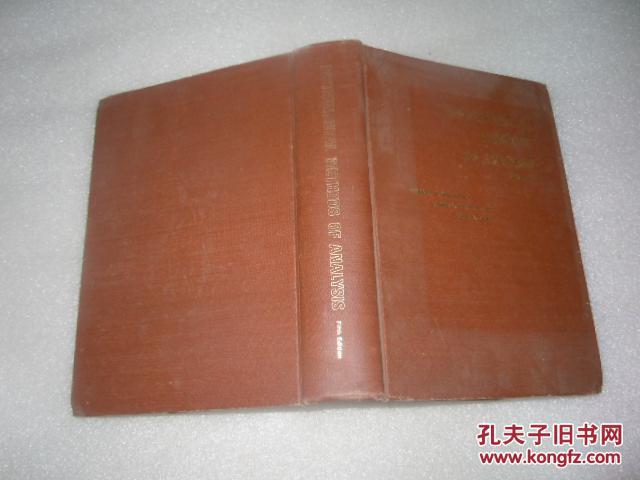 NTAL METHODS OF ANALYSIS 仪器分析法 第