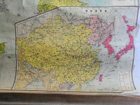 【孔网孤本 挂轴 满洲国老地图!】1935年3月发