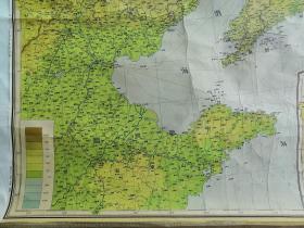 【孔网孤本 挂轴 满洲国老地图!】1935年3月发