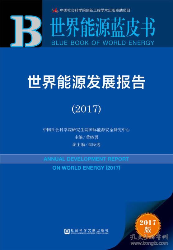 世界能源蓝皮书:世界能源发展报告(2017)
