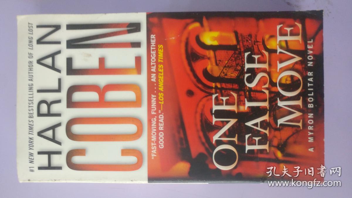 错误行动 one false move(英文原版热血小说)\/B