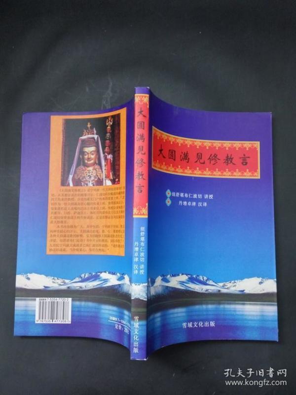 正版 大圆满见修教言(密宗宁玛派书籍) 纽舒堪布仁波切 讲授 丹增卓津