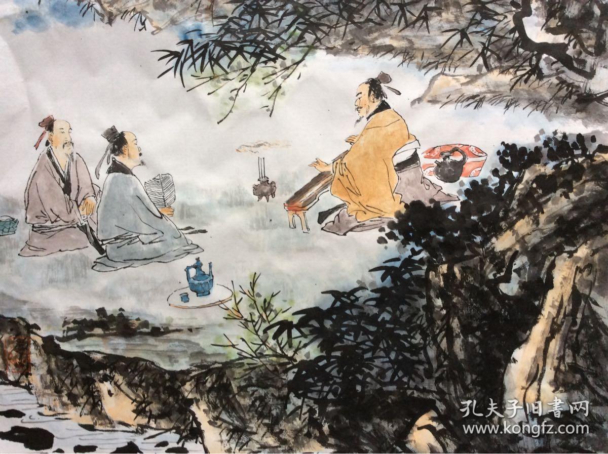 苏州国画院院长,"当代实力派"画家马伯乐人物山水画