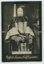 清末时期北京大清国满族贵妇银盐照片烟画一张，5.8X3.9厘米，泛银