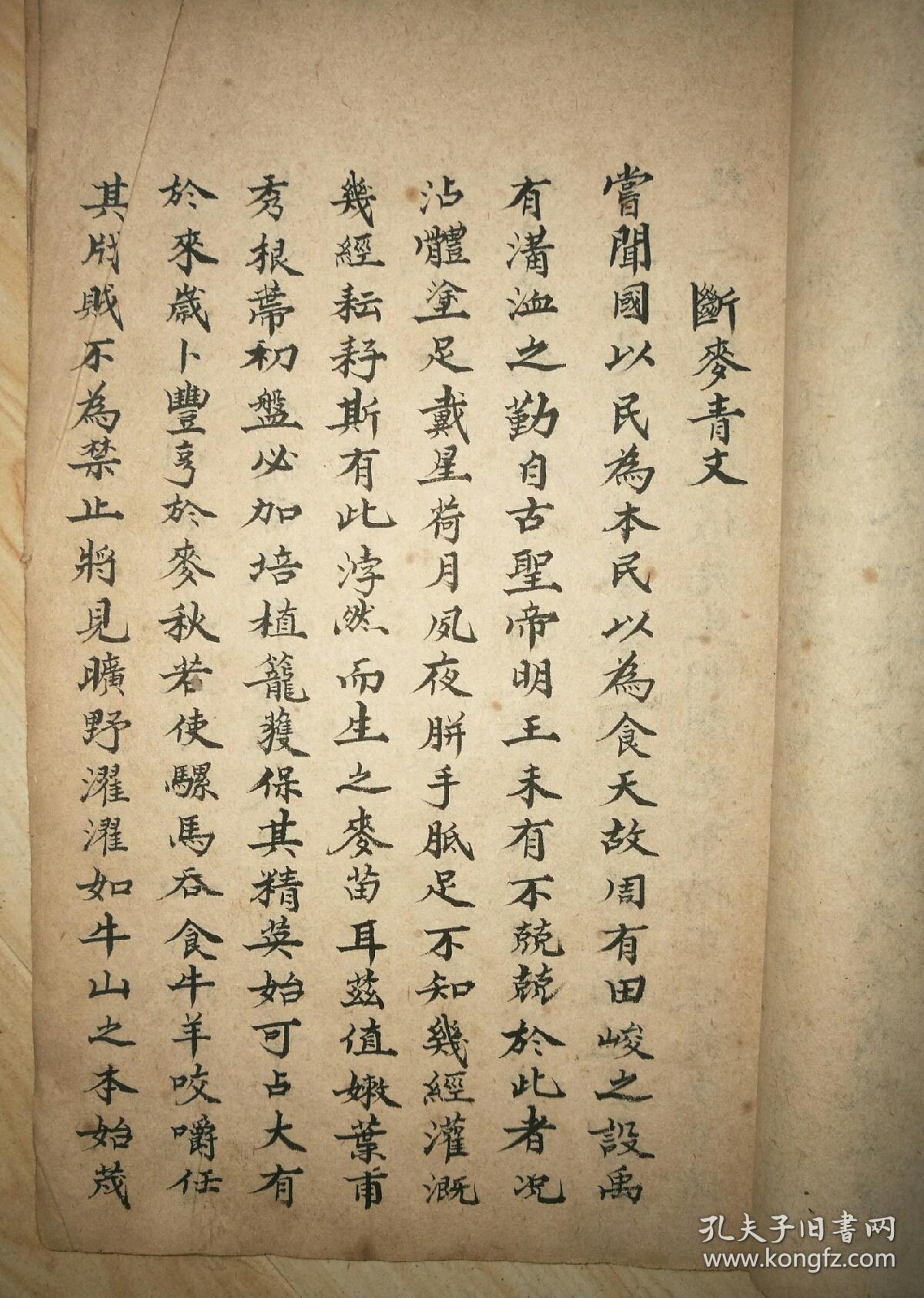 清末民初手写祭文类(孙祭祖父等)